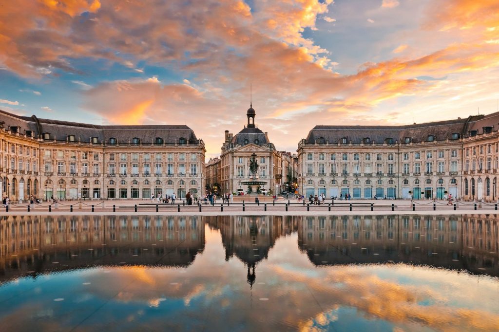 Bordeaux place de la Bourse